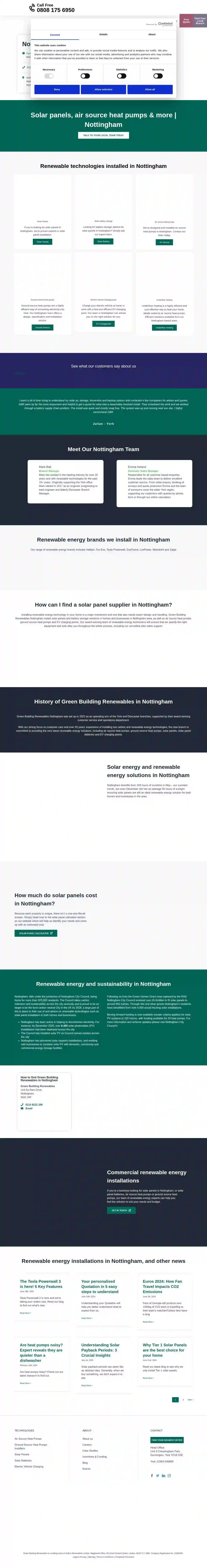 Green Building Renewables | Solar Panels & Air Source Heat Pumps