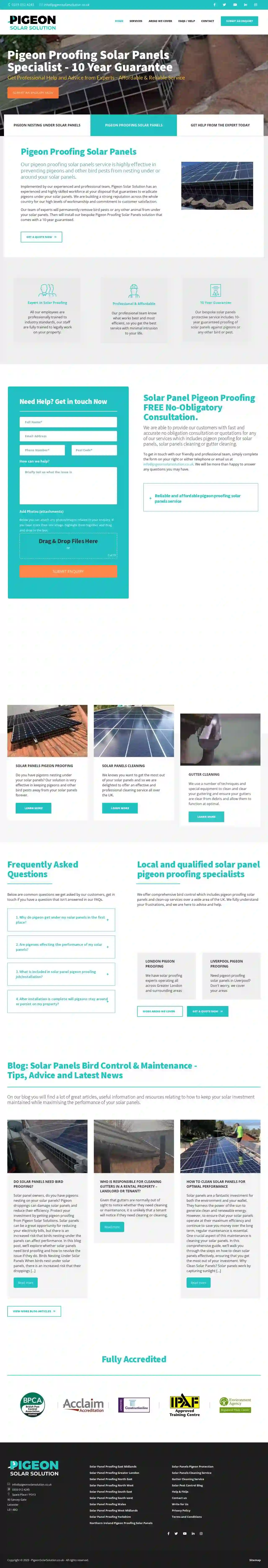 Pigeon Solar Solution