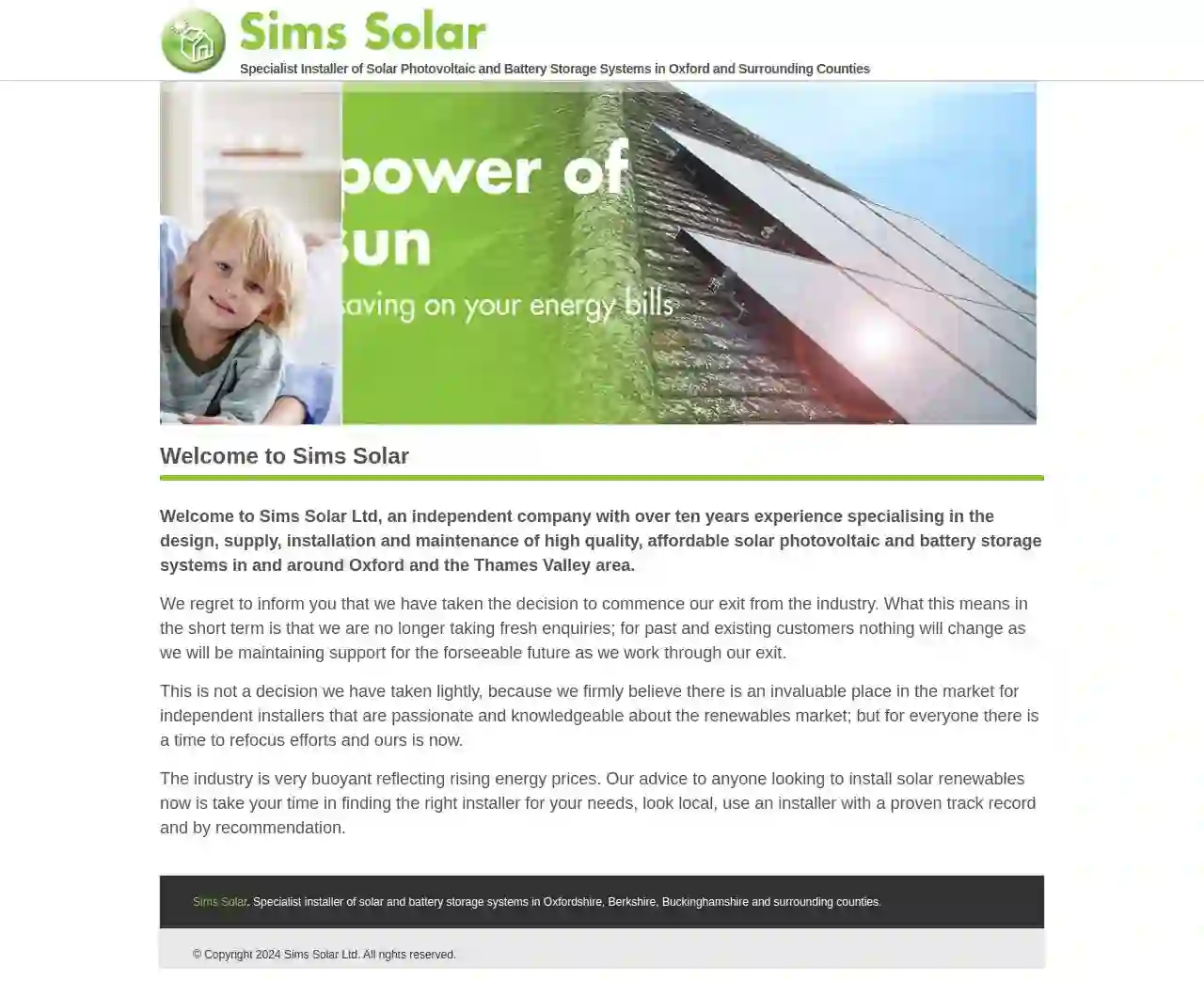 Sims Solar Ltd