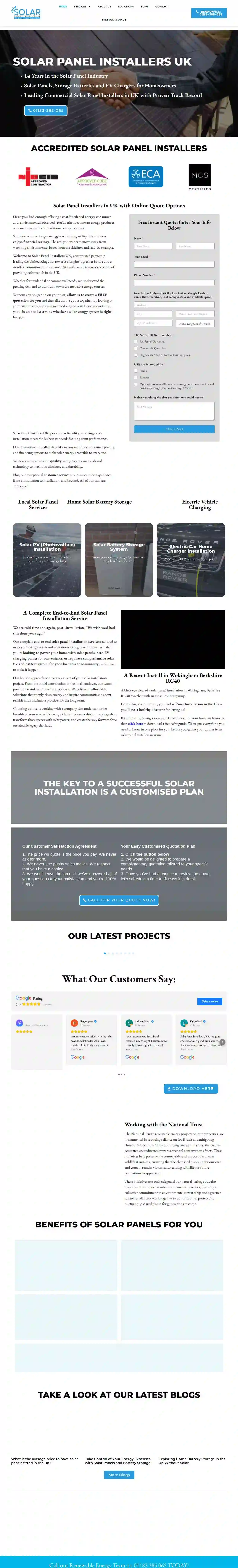 Solar Panel Installers UK