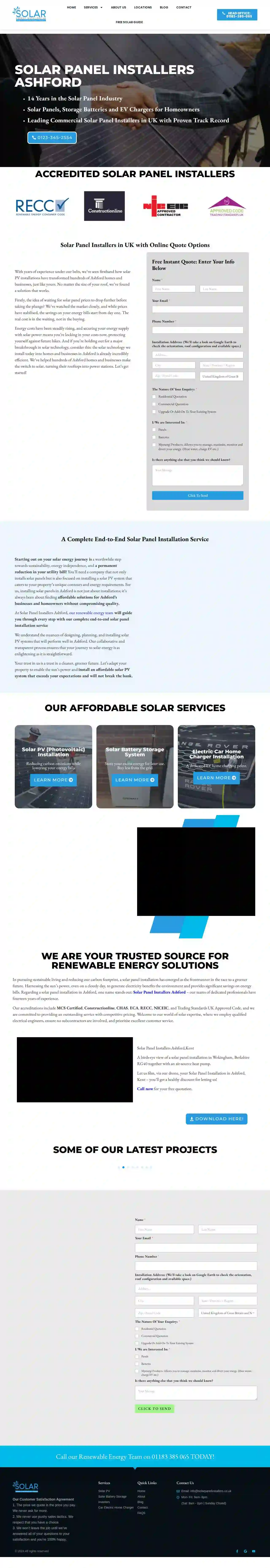 Solar Panel Installers Ashford