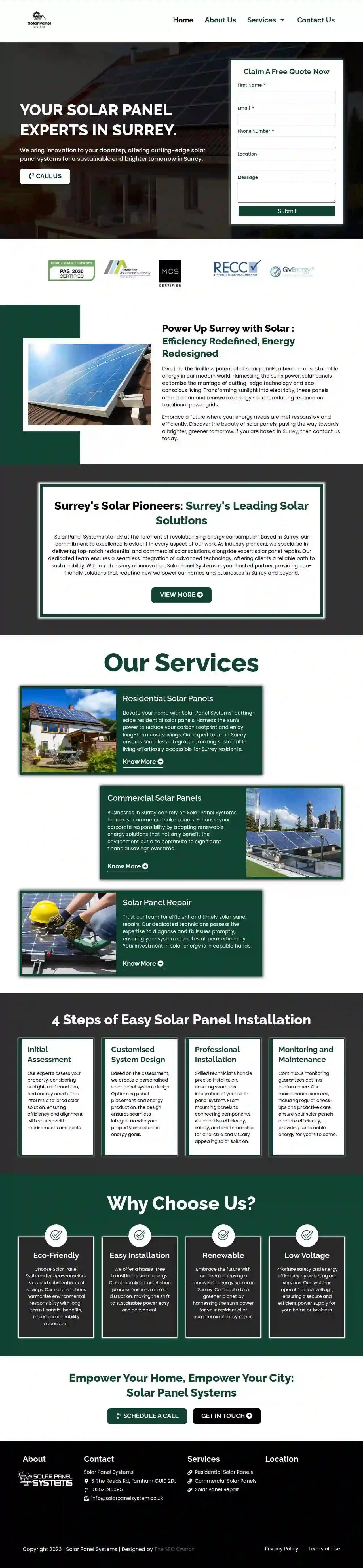 Solar Panel System Services