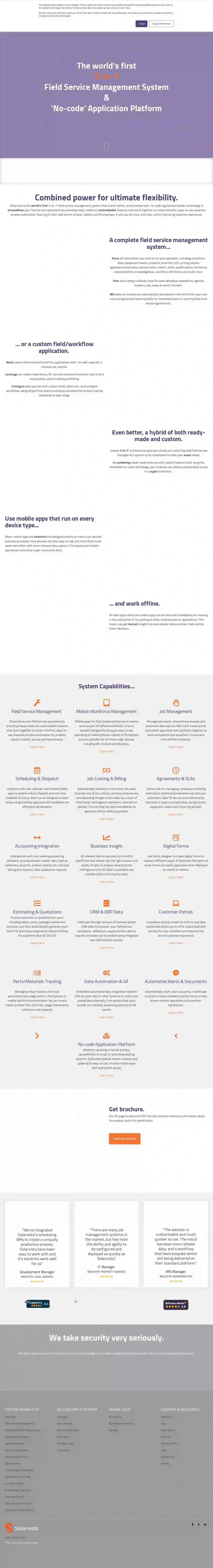 Solarvista - Mobile Workforce Application Platform