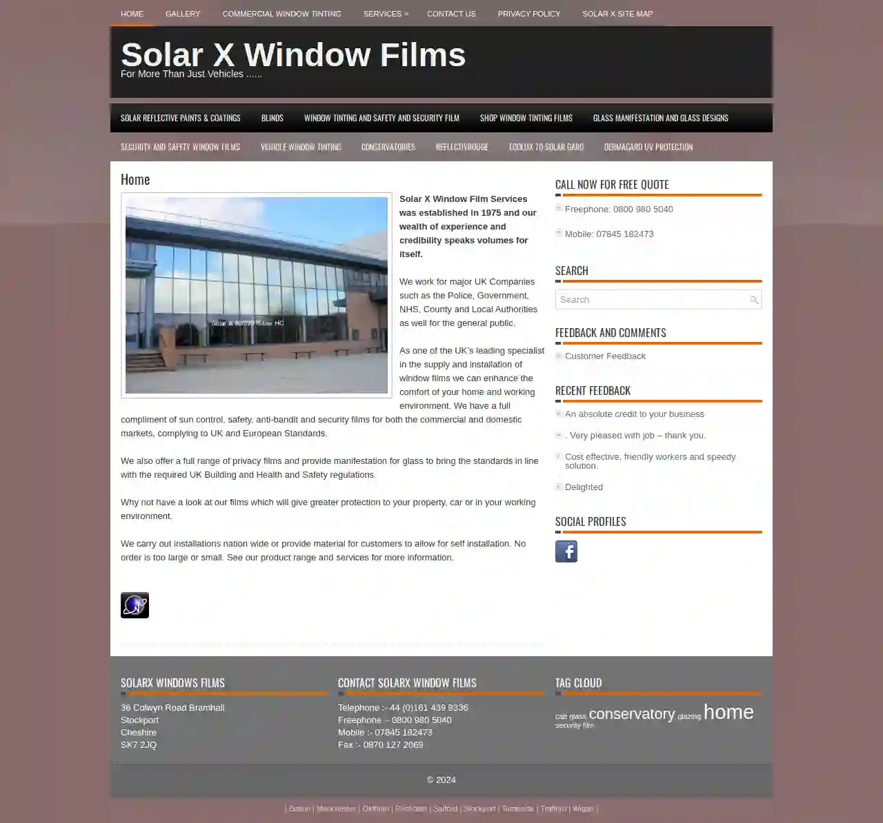 Solar X Windows Films