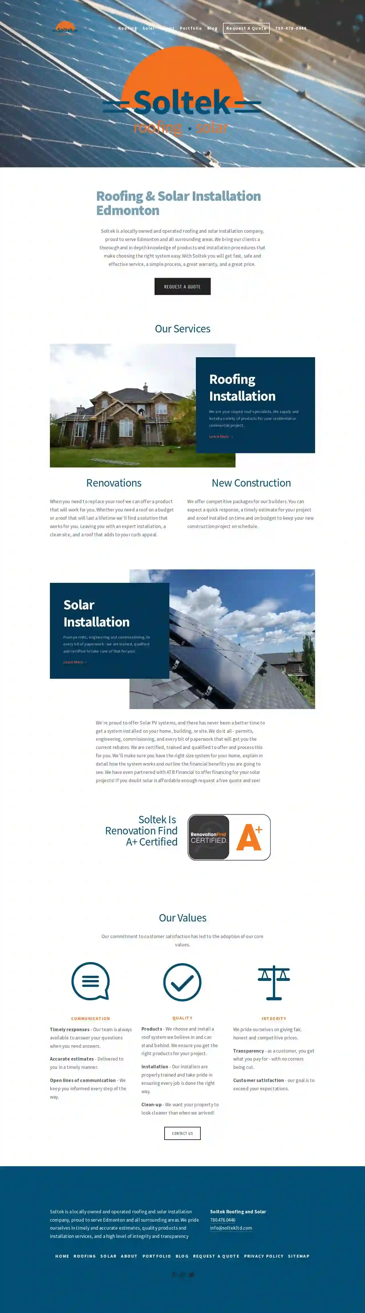 Soltek Roofing And Solar Ltd