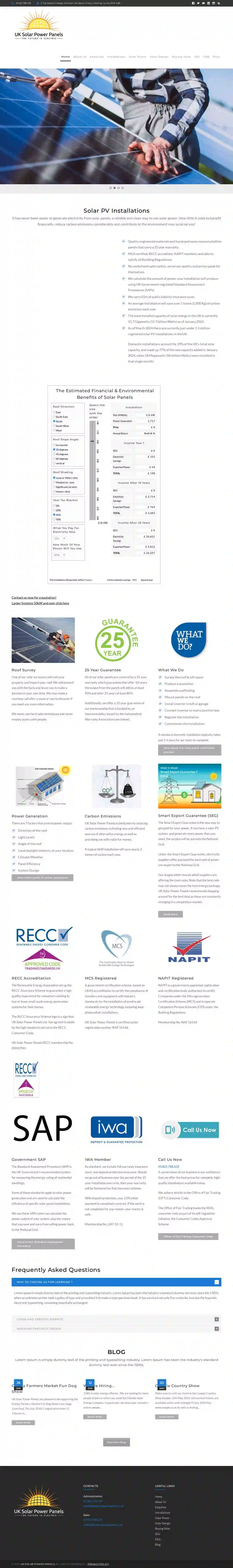 UK Solar Power Panels Ltd.